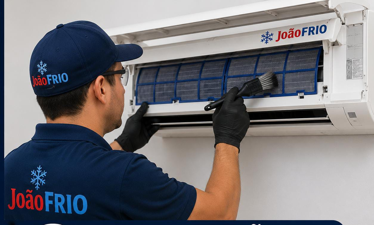 Higienização de ar-condicionado JoãoFrio